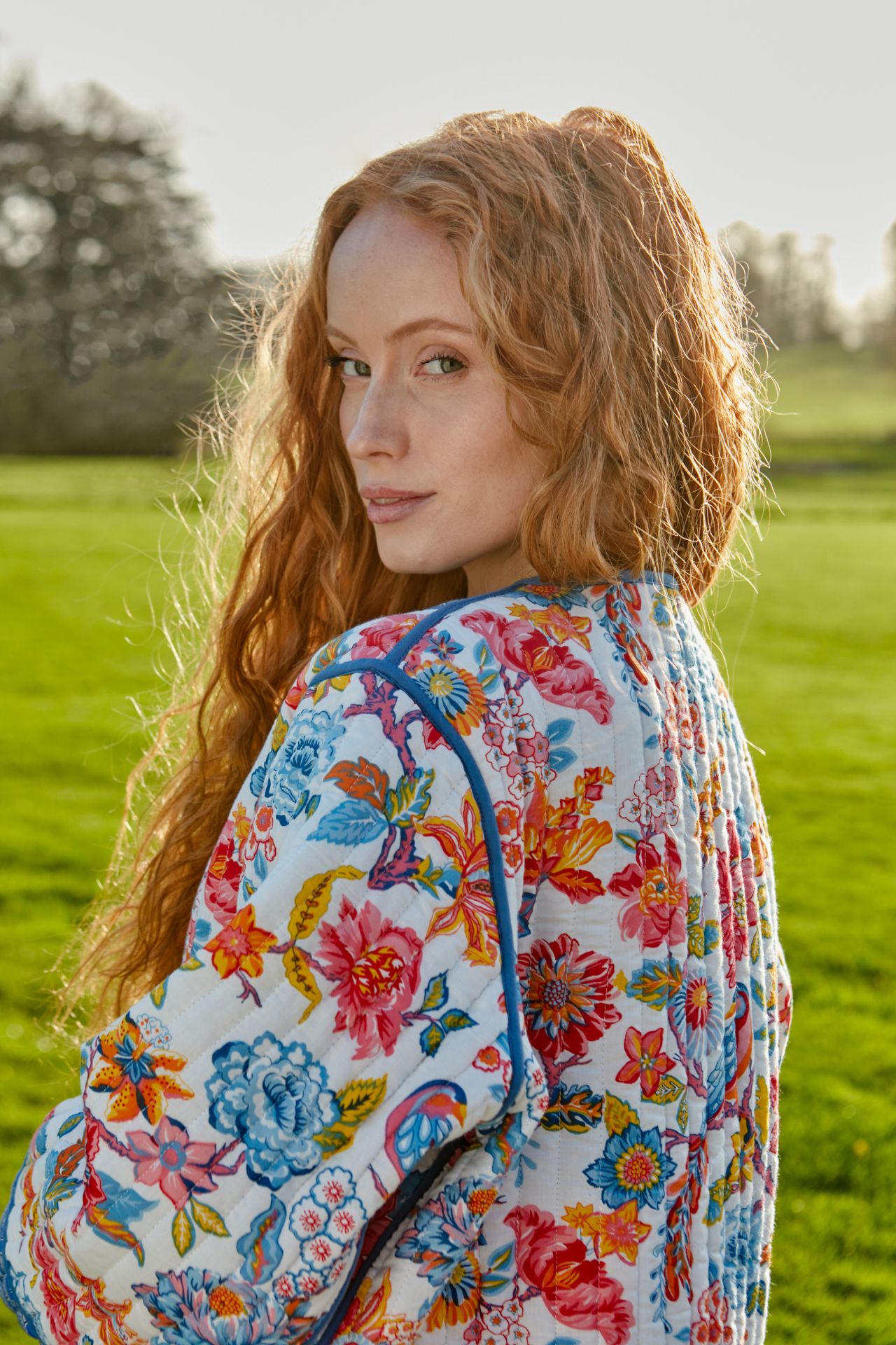 Inara Goa Carnival print jacket